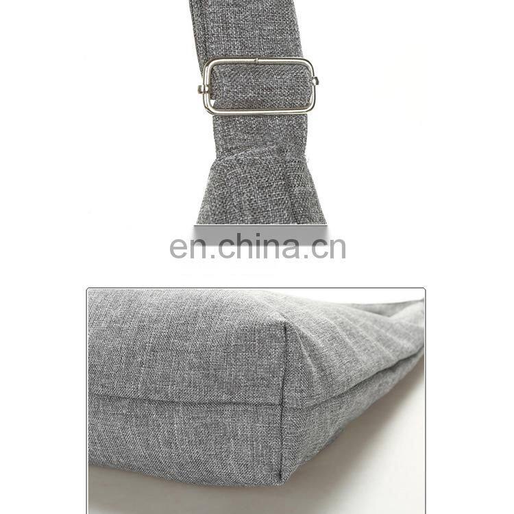 Casual Large Size 12OZ Canvas Shoulder Bag Crossbody Bag Canvas Tote Bag For Women