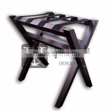 LG-057 Hotel Furniture Bamboo Side Luggage Rack