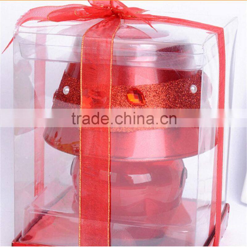 crystal glass shade lamp lantern candle holder for home