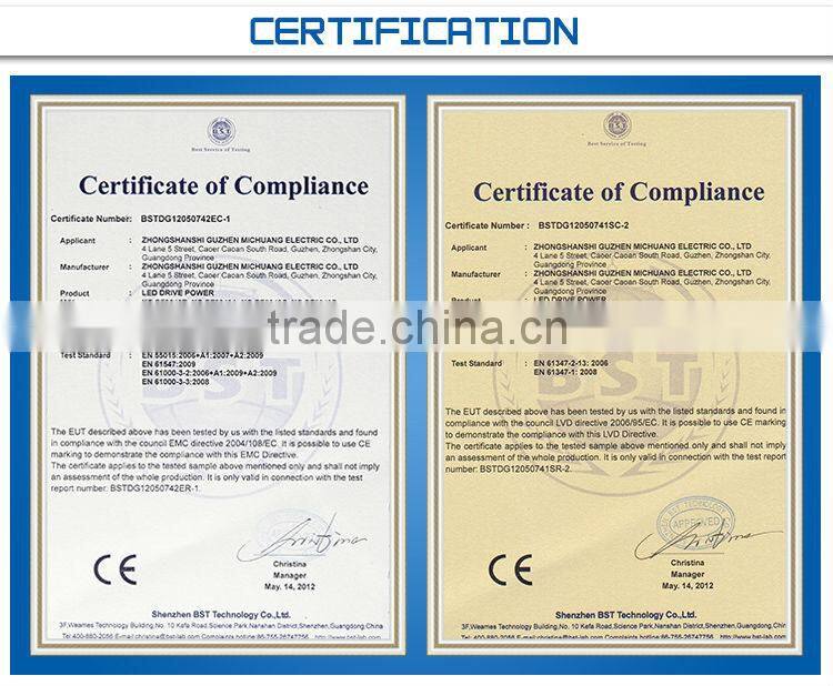 AC100-240V led power driver with 2 years waranty from China supplier