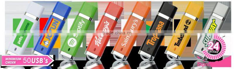 Custom logo wholesale usb flash drives aluminum material