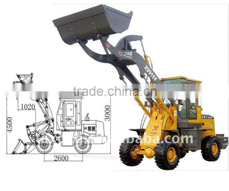 XD918F 4.5m high bucket
