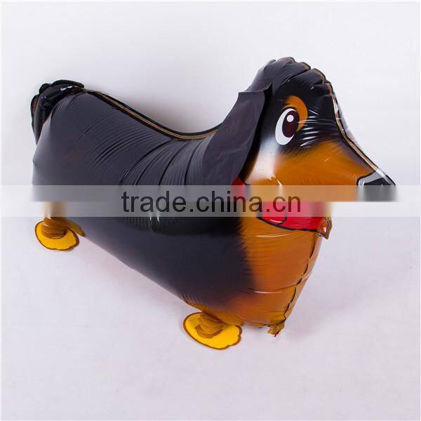 Hot Sale ! EN71approved walking pet dog shaped helium balloon for kids