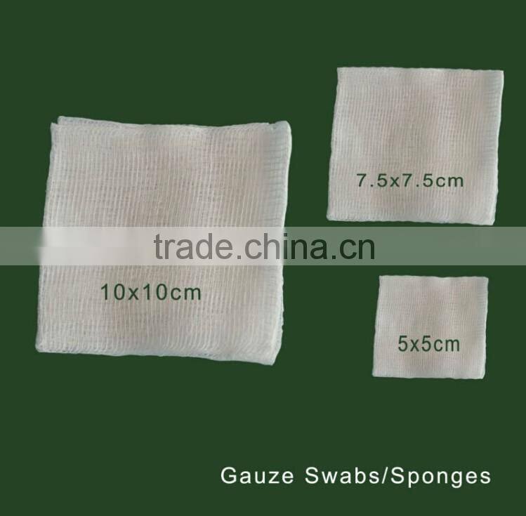 Gauze Swabs Sterile 5*5 CE ISO FDA