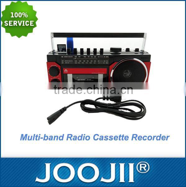 AM/FM/SW 3BAND RADIO CASSETTE RECORDER with USB/SD FUNCTION