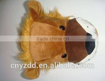 plush animal indoor slippers/plush slippers in various designs and sizes