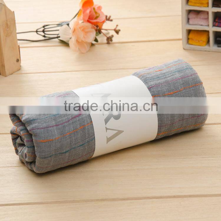 New Style Oversized Viscose Vertical Colorful Striped Scarf
