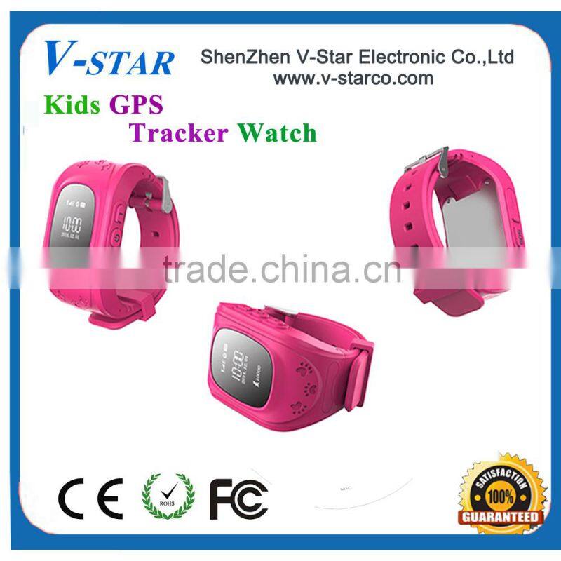 China manufacturer Best selling hidden gps kids tracker watch with one key emergency call for kids