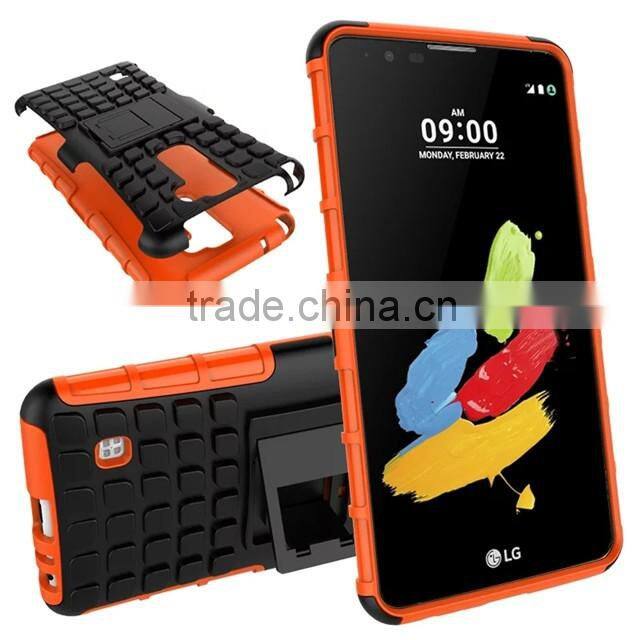 Fashion Tyre style PC with Silicon shock proof case for LG Style2 F720