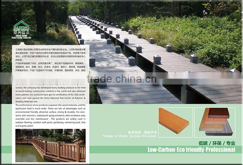 pvc vinyl deck flooring aging resistance anti-uv decking CE,SGS