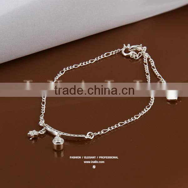 2014 925 silver plated wholesale boots jewelry A015