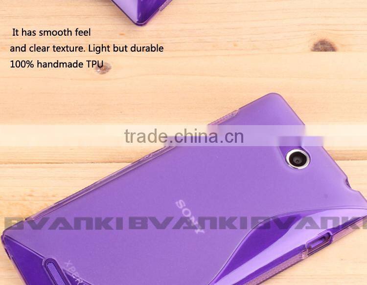 New S Line TPU Silicone Gel case for Sony Xperia C S39h Cheap Price TPU S Line Back Cover Case for Sony Xperia C S39h C2305