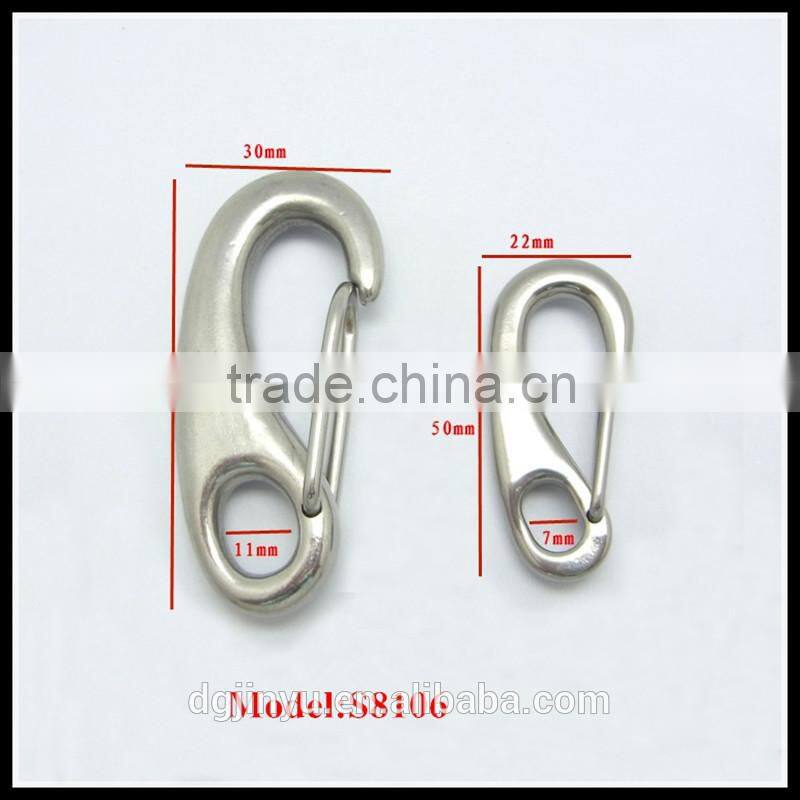 carabiner stainless steel climbing/carabiner stainless keychain/stainless steel carabiner for keychain