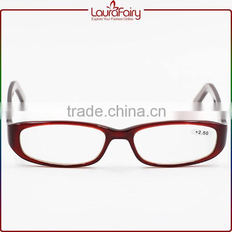 Laura Fairy Italy Trendy Wine Red Transparent Temple Best Small $1 Reading Glasses