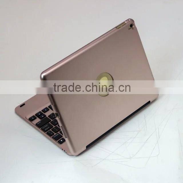 Bluefinger Factory supply clamshell Bluetooth keyboard case for newest iPad Pro&iPPAD Air 2 with coloreful protective case