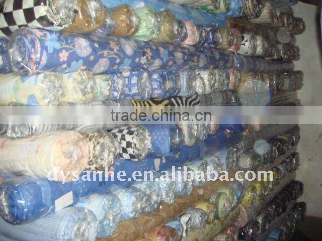 polyester cotton stock printing fabric