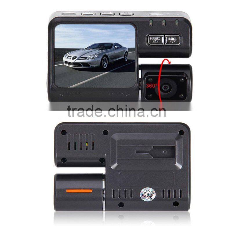 HD Dual Lens 720P DVR Dashboard Vehicle Car Camera Video Recorder Cam G-sensor