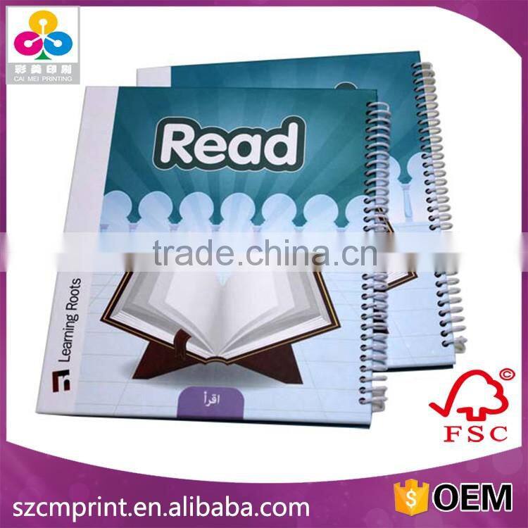 Colorful Hardcover book/hardback book Wire-o/Spiral Bound Book Printing