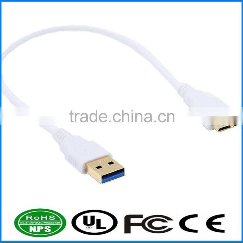 USB3.0 AM To MicroB Cable Gold Plated Connecting Cable Smart Phone Charging Cable