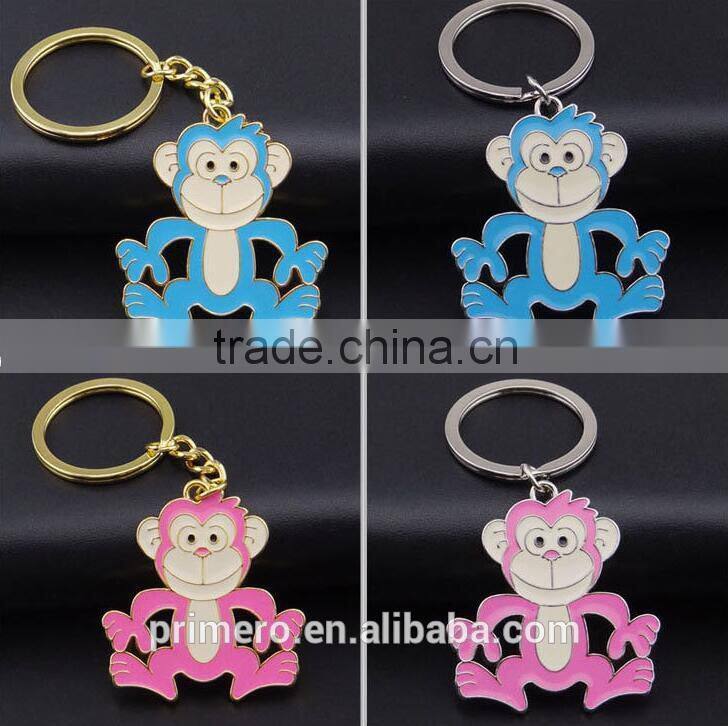 Multicolor Metal Keychain The Monkey Zodiac Couples keychain Bag Buckle Hanging