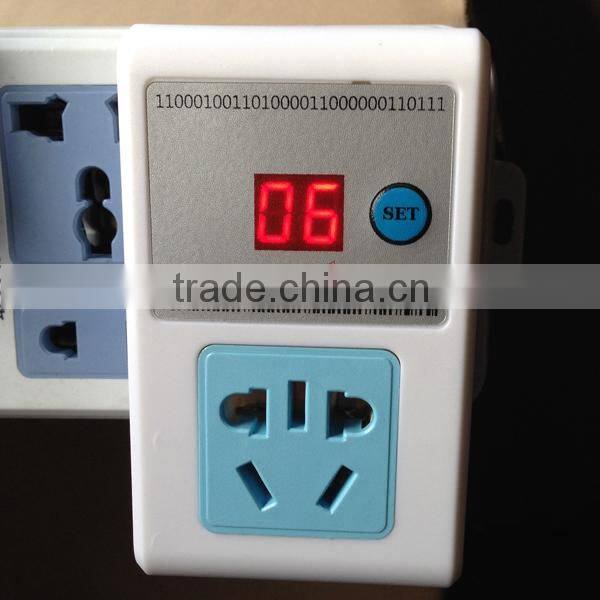 Time Socket 24hours with 10A 220V for power plug