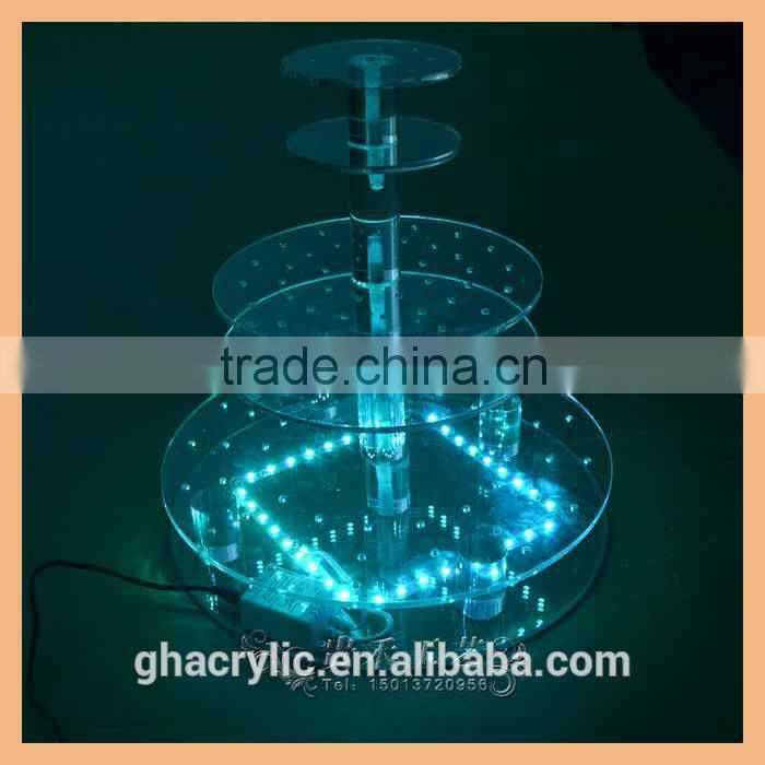 L002, Round shape Multilayer LED light lollipop dispaly rack