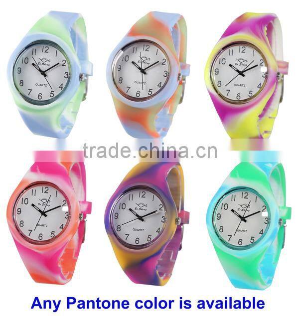 Top quality silicone custom mens wrist watches