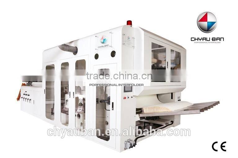 PE Film Package Z Fold Lamination Paper Hand Towels Dispenser Production Line