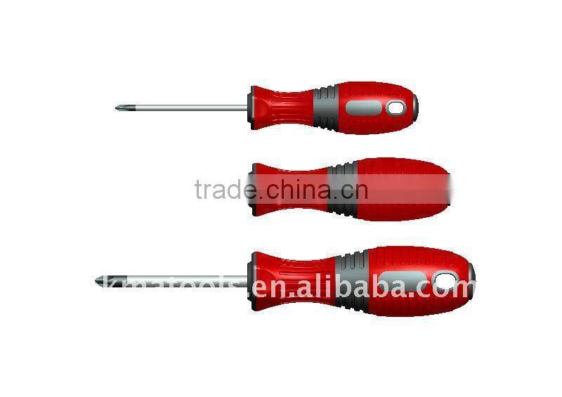 Professional Industrial ergonomic screwdriver with PT&TPR handle