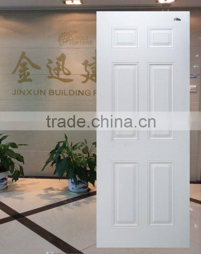 3 panel steel door with decorative glass