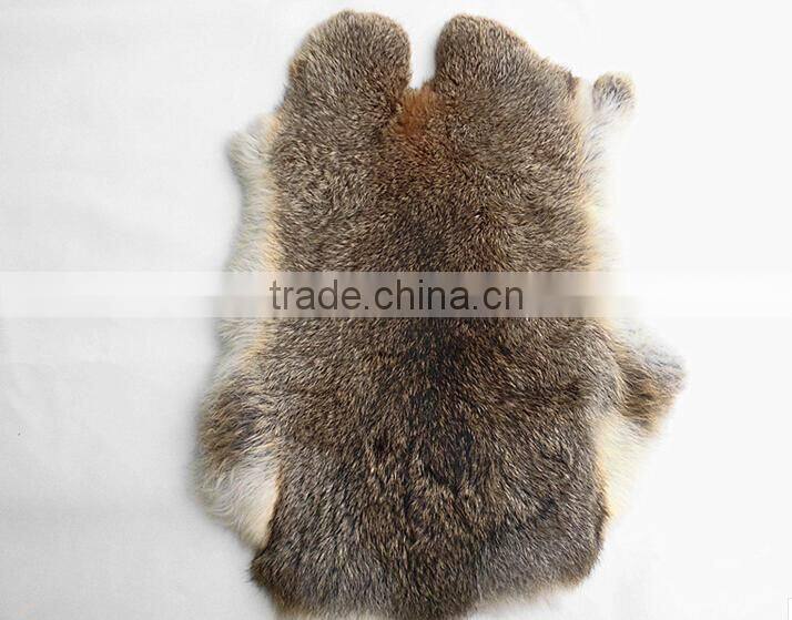 100% Genuine rabbit fur skin factory wholesale