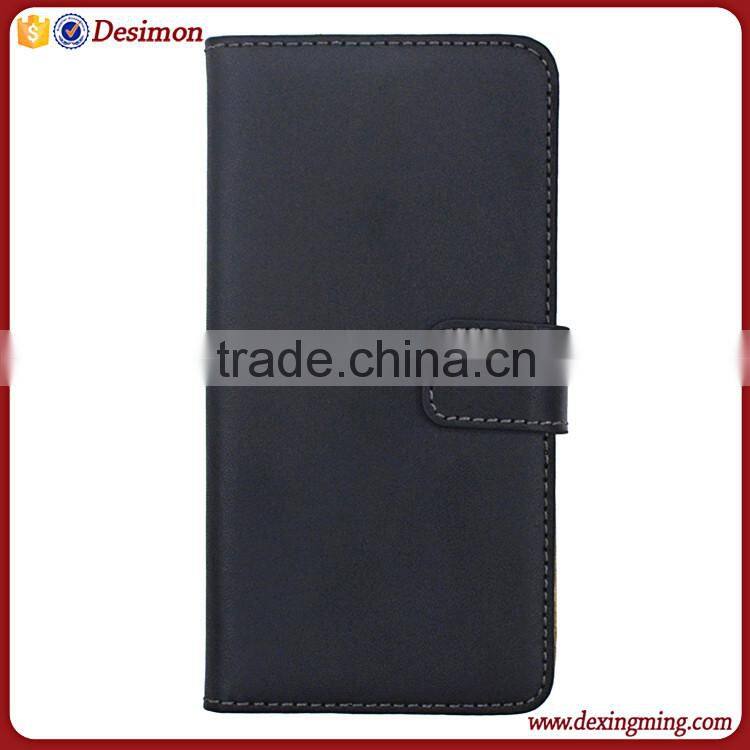 OEM Flip real Leather cell phone case for htc m4