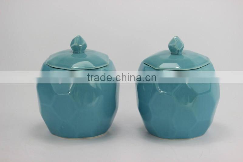 Home Decor Various Scents Ceramic Jar Candle With Lid