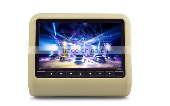 9" INNOLUX New Digital LCD Screen Car Headrest Mount DVD Player