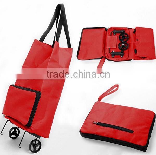 Foldable Shopping Trolley Bag Vegetable Shopping Bag With Wheels