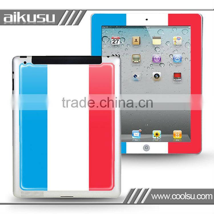 Flag series!! crystal gel sticker for new ipad/ipad4