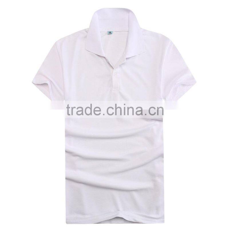 Guangzhou Luoqi Custom Blank Polo/180g 35% Cotton 65% Polyester Unisex Polo/ Summer Casual Short Sleeve Dry Fit Polo