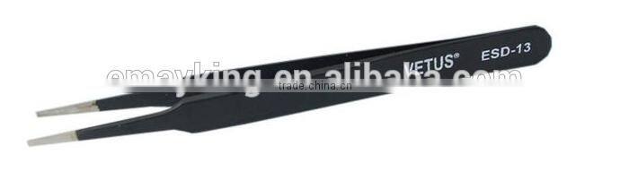 Widely use Stainless Steel ESD Tweezers
