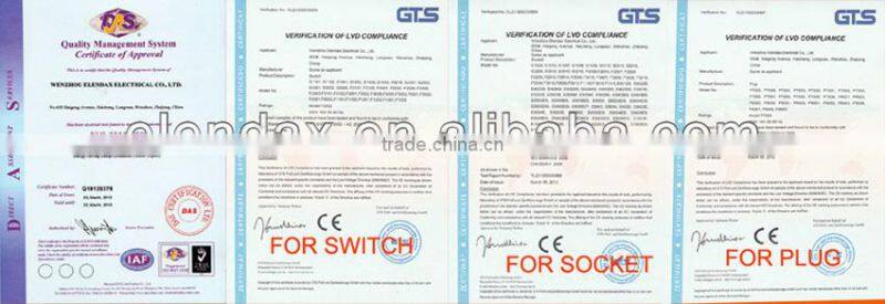 Euro Surface Mounted Standard Grounding Socket with Grounding (S2010)