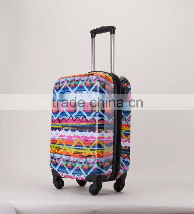 colorful hardshell luggage bag,trolley luggage set