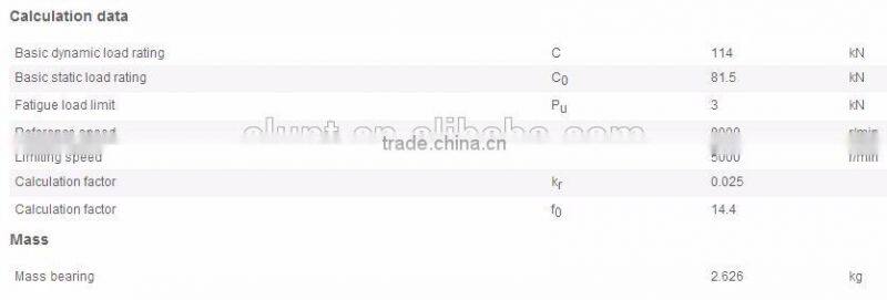 High precision ntn deep groove ball bearing 6219 6219rs 6219-2rs with rubber sealed