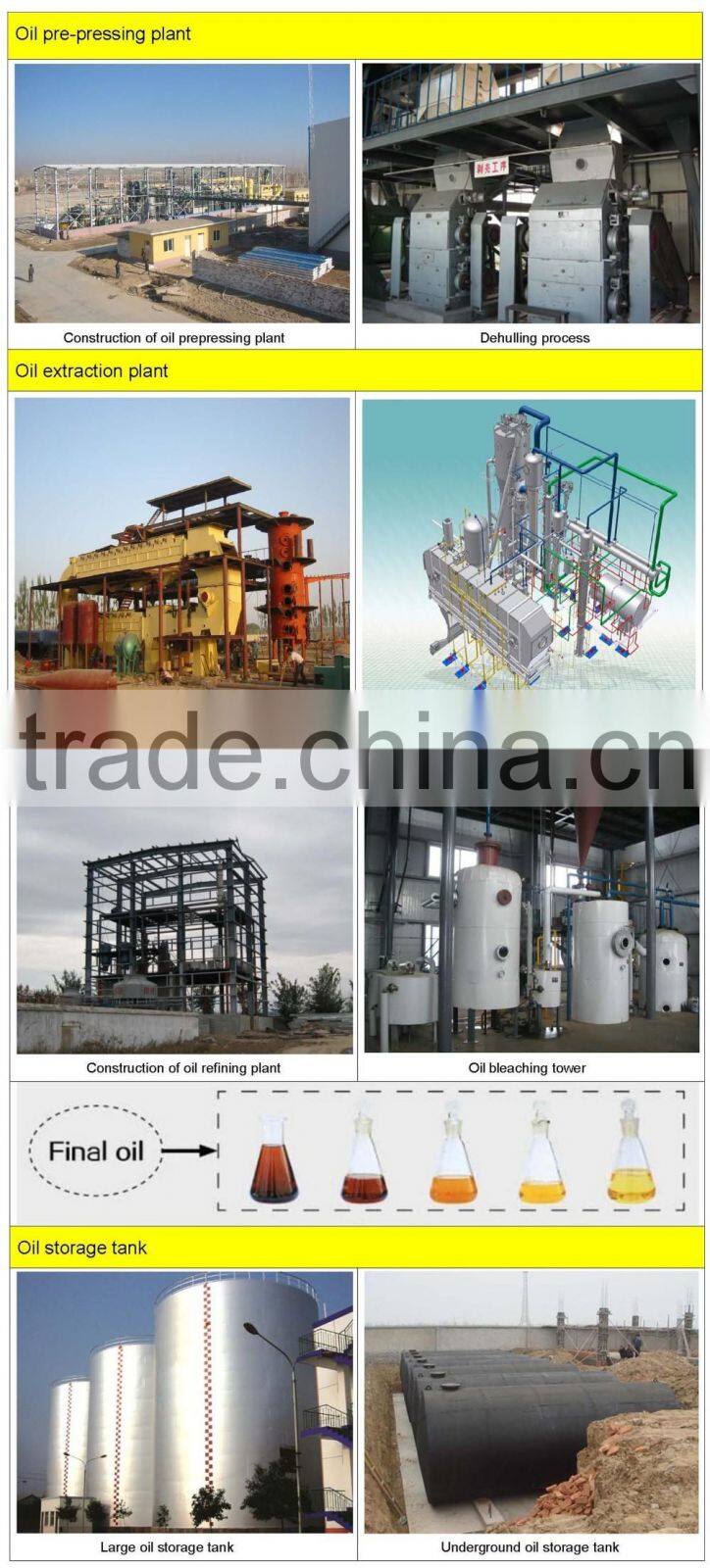200TPD iso certified cold press rice bran oil machine from Huatai Factory