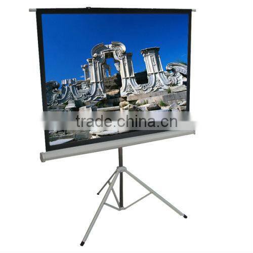 50"-110" Matte White Portable Tripod Projector Screen/Outdoor Projector Screen