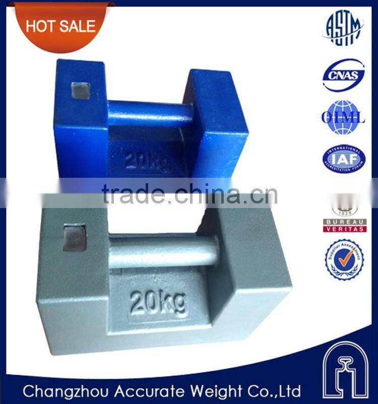 M1 class 20kg test weight, 20kg cast iron weights, scales calibration weight