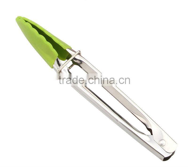 Mini silicone kitchen tong