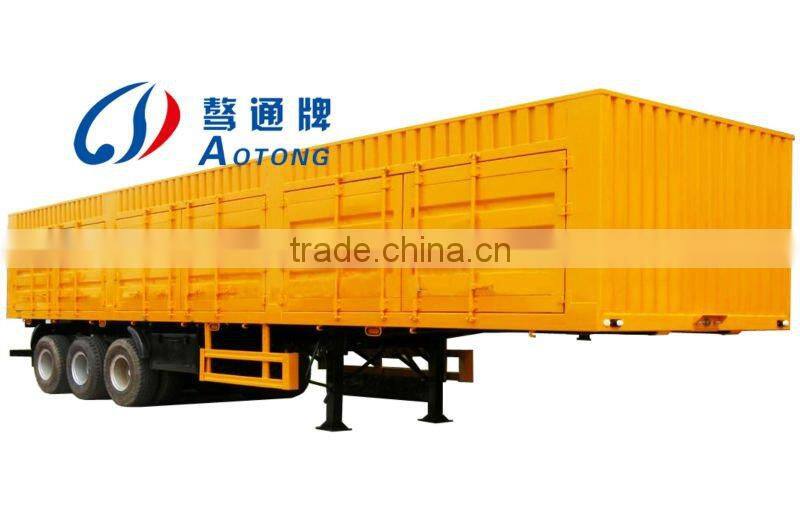 Cargo box semi trailer