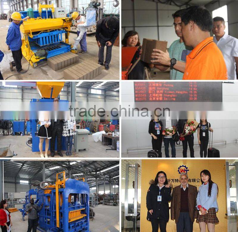 Automatic QT4-15 block making machine hydraulic block making machine for sale