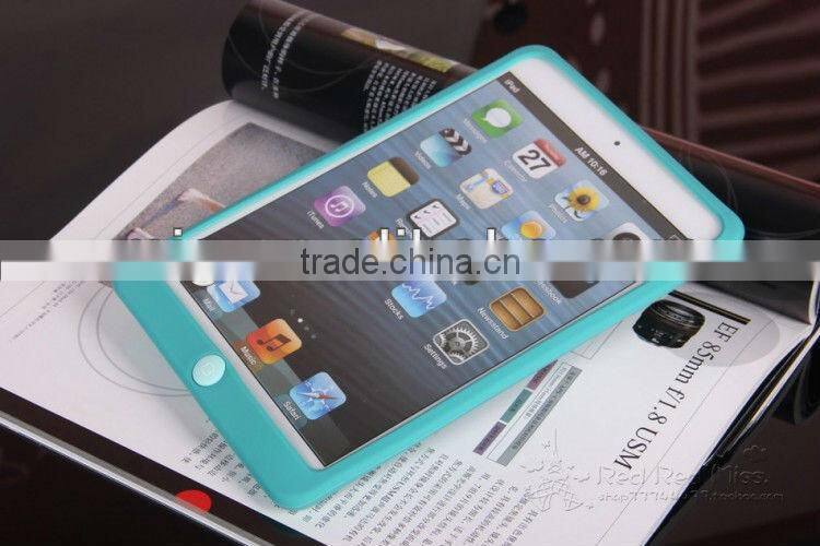 For ipad mini Silicon case with Home button