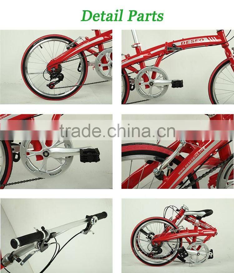 20 size U8 style cheap steel folding bike 20 pocket bike