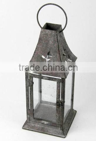 100369MC- square metal candle lantern